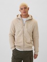 GAP Sherpa-Sweatshirt mit Logo GAP