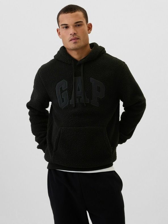 GAP Sherpa-Sweatshirt mit Logo GAP