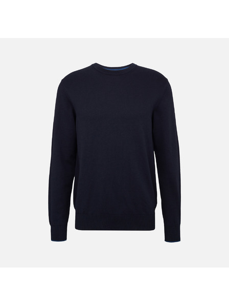 Geox Dunkelblauer Herrenpullover Geox Knit
