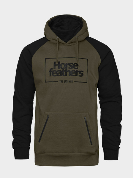 Horsefeathers Sweatshirt Sherman II - gebranntes Oliv Größe L HORSEFEATHERS