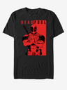 ZOOT.Fan Schwarzes Unisex-T-Shirt Marvel Deadpool Police