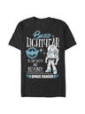 ZOOT.Fan Schwarzes Herren Pixar Lightyear Laser T-Shirt