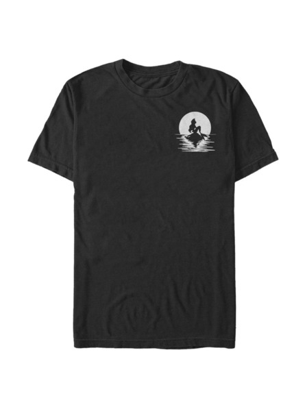 ZOOT.Fan Schwarzes Herren T-Shirt Disney Mermaid Moon