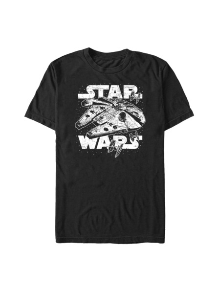 ZOOT.Fan Schwarzes Herren Star Wars Initiating Hyperdrive T-Shirt