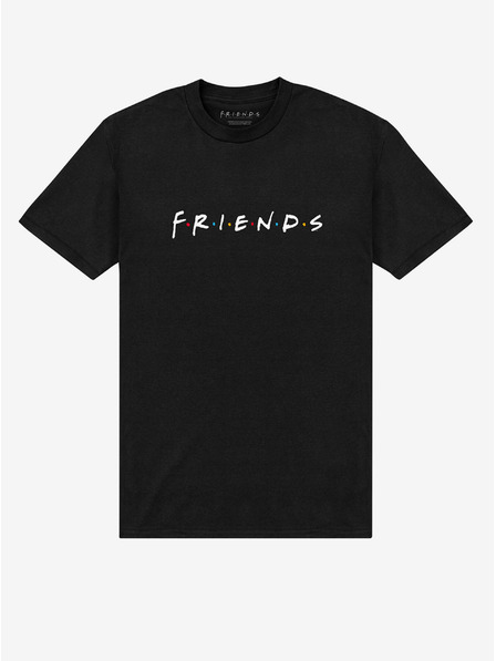 ZOOT.Fan Schwarzes T-shirt Friends Friends Logo