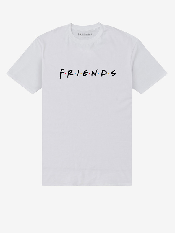 ZOOT.Fan Weißes T-shirt Freunde Freunde Logo