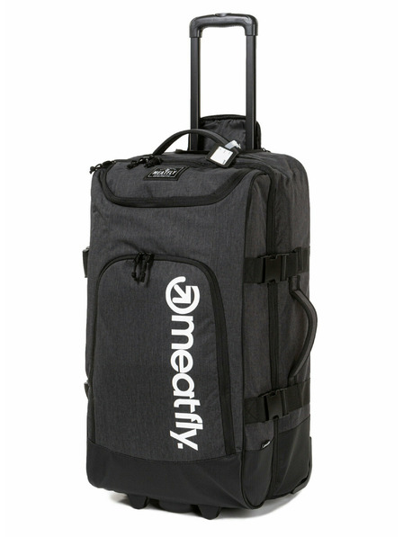 Meatfly Meatfly Koffer Contin Heather Charcoal/Black | Schwarz | Volumen 100 L