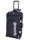 Meatfly Meatfly Koffer Contin White Dot / Powder Pink | Schwarz | Volumen 100 L