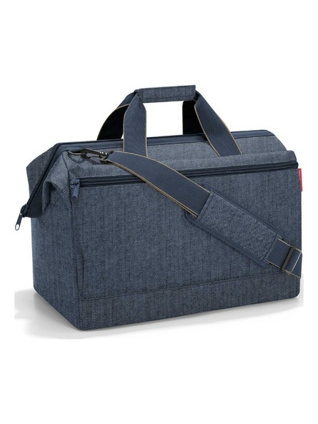 Reisenthel Reisenthel Allrounder L Pocket Herringbone Dunkelblau Reisetasche