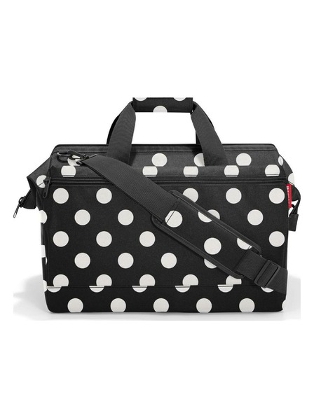 Reisenthel Reisenthel Allrounder L Pocket Dots Reisetasche Weiß