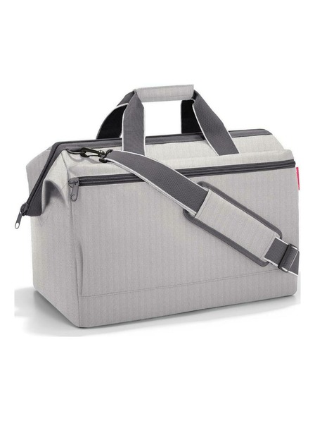 Reisenthel Reisetasche Reisenthel Allrounder L Pocket Herringbone Grau
