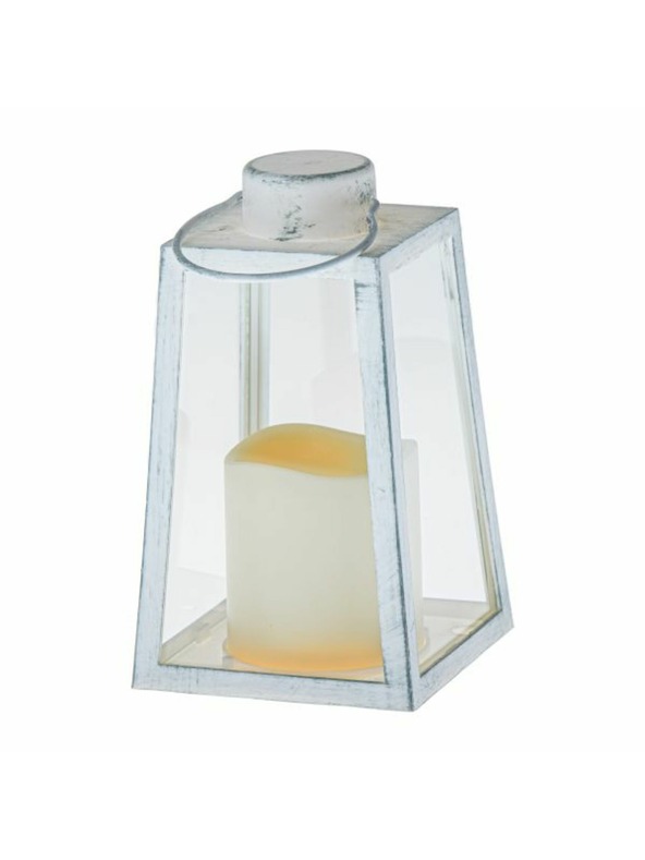 Casa de Engel Plastische Laterne mit LED-Kerze, 0/12