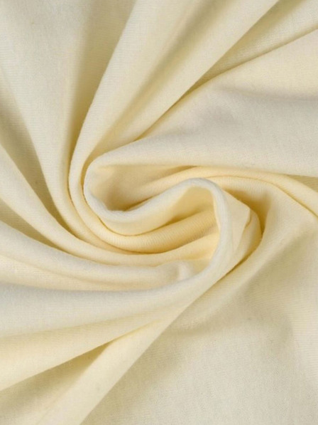 Kvalitex Jersey Einzelbettlaken 100x200cm cremefarben