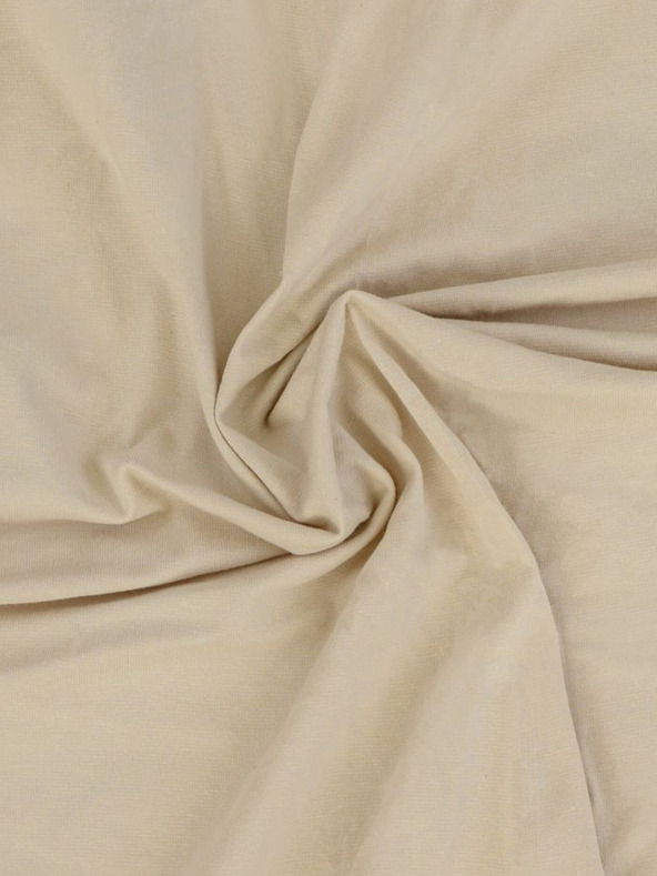 Kvalitex Jersey Bettlaken mit Lycra 120x200cm hellbeige