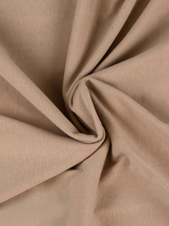 Kvalitex Jersey Einzelbettlaken 90x200cm hellbeige Kvalitex