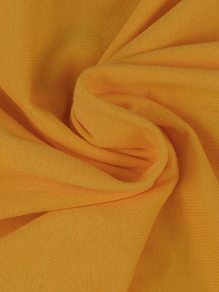 Kvalitex Jersey Bettlaken 160x200cm tiefgelb Kvalitex