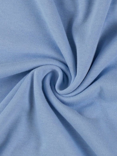 Kvalitex Jersey Einzelblatt 90x200cm hellblau