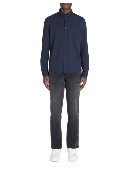 Celio Dunkelblaues Herrenhemd Celio Lapic