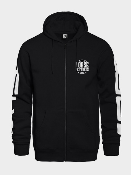 Horsefeathers Hoodie Tall Typo - schwarz Größe L HORSEFEATHERS
