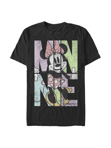 ZOOT.Fan Schwarzes Disney Herren-T-Shirt MINNIE NAME FILL