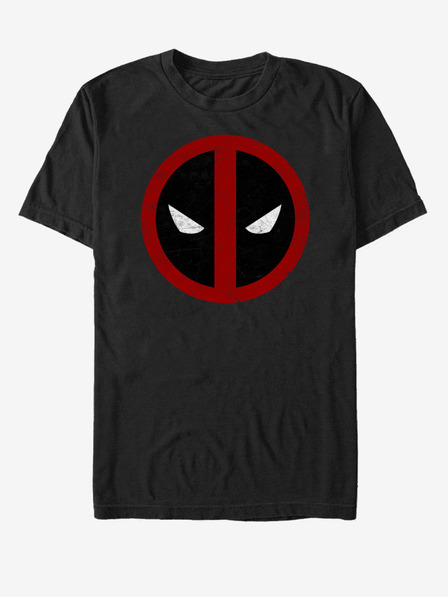 ZOOT.Fan Schwarzes Unisex-T-Shirt Marvel DeadPool Straight Away