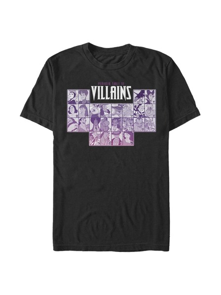 ZOOT.Fan Schwarzes Herren T-Shirt Disney Periodic Villains