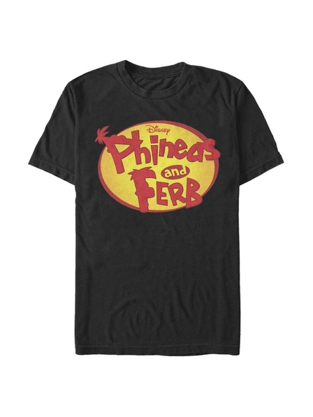 ZOOT.Fan Schwarzes Herren-T-Shirt Disney Classics OVAL LOGO