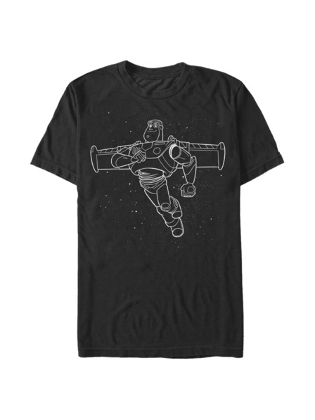 ZOOT.Fan Schwarzes Herren Pixar Buzz Constellation T-Shirt