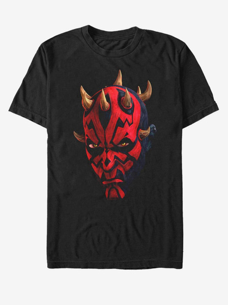 ZOOT.Fan Schwarzes Unisex-T-Shirt Star Wars Maul Face