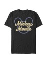 ZOOT.Fan Schwarzes Herren Disney Classics Mickey Script T-Shirt