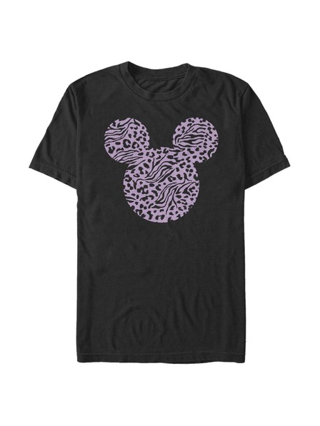 ZOOT.Fan Schwarzes Herren-T-Shirt Disney Mickey Zebra Cheeta Fill
