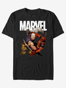 ZOOT.Fan Schwarzes Unisex-T-Shirt ZOOT.Fan Marvel Deadpool Fight