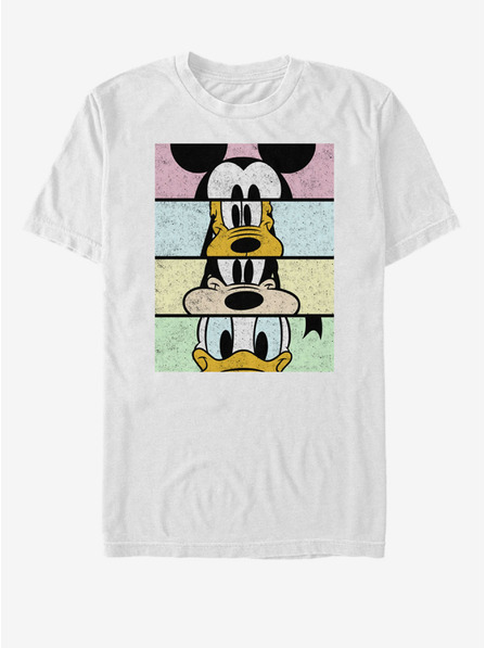 ZOOT.Fan Weißes Herren Disney Crew Crop T-Shirt