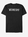 ZOOT.Fan Schwarzes Unisex-T-Shirt MGM Wednesday Logo