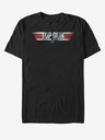 ZOOT.Fan Schwarzes Unisex T-Shirt Paramount Top Gun 3D Logo