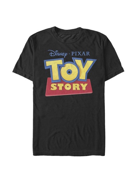ZOOT.Fan Schwarzes Herren T-Shirt Pixar 3D Logo