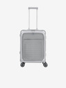 Travelite Travelite Next 4w S Fronttasche Silber Reisekoffer