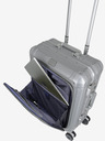 Travelite Travelite Next 4w S Fronttasche Silber Reisekoffer