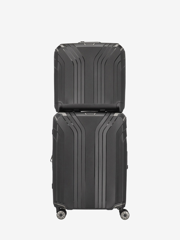 Travelite Schwarzer Travelite Elvaa 2w Business-Rollkoffer