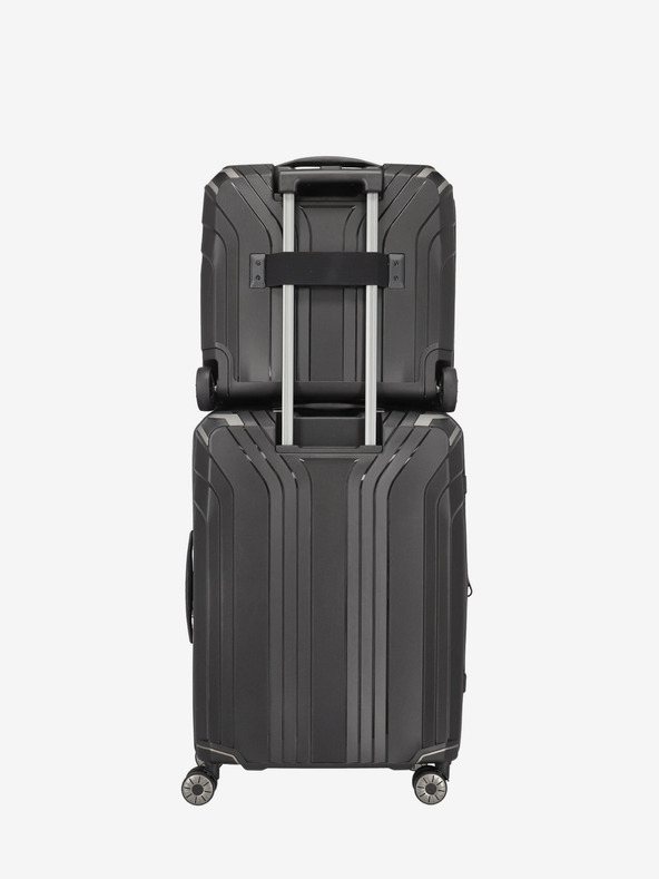 Travelite Schwarzer Travelite Elvaa 2w Business-Rollkoffer