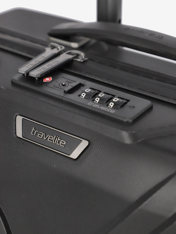 Travelite Schwarzer Travelite Elvaa 2w Business-Rollkoffer