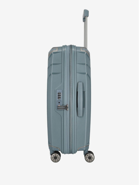 Travelite Dreier-Set Travelite Elvaa 4w S,M,L Reisekoffer in grau blau
