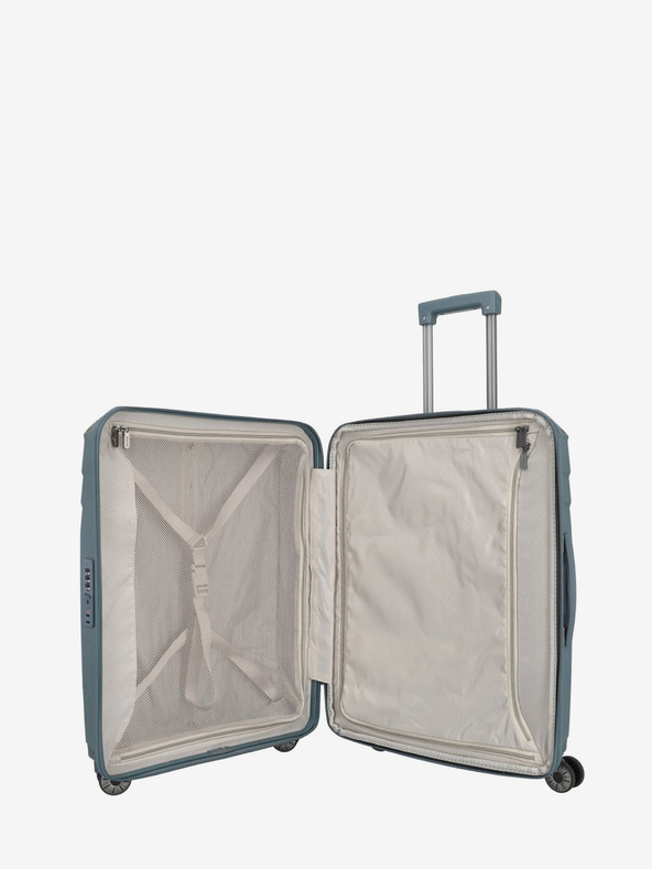 Travelite Dreier-Set Travelite Elvaa 4w S,M,L Reisekoffer in grau blau