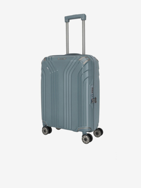 Travelite Dreier-Set Travelite Elvaa 4w S,M,L Reisekoffer in grau blau