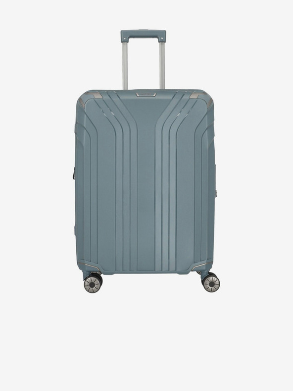 Travelite Dreier-Set Travelite Elvaa 4w S,M,L Reisekoffer in grau blau