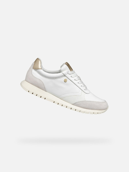 Geox Weiße Damen Geox Sukie 2.0 Turnschuhe