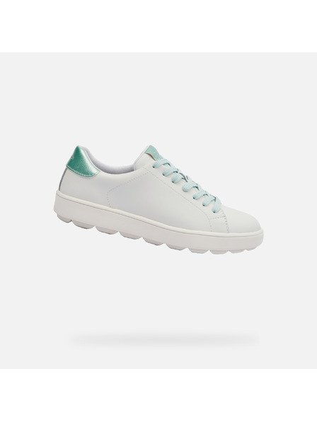 Geox Weiß Damen Geox Spherica ECUB-1 Turnschuhe
