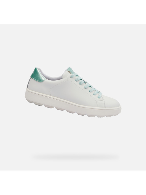 Geox Weiß Damen Geox Spherica ECUB-1 Turnschuhe