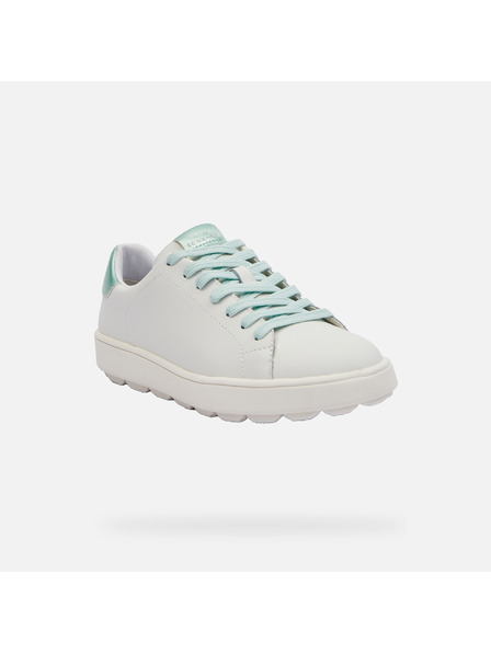 Geox Weiß Damen Geox Spherica ECUB-1 Turnschuhe