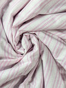 Kvalitex Baumwoll-Spannbettlaken 120x200cm rosa gestreift Qualitex